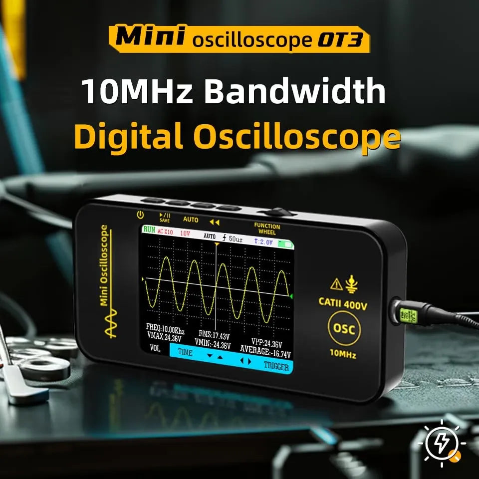 Probeo BSIDE 10 MHz handheld oscilloscope shown in a careful UK buyer guide
